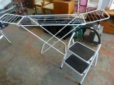 Drying Rack and Set of Kitchen Steps