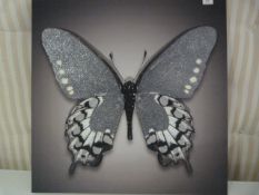 Metallic Print of a Butterfly