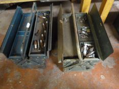 Two Concertina Toolboxes and Contents