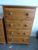 Upright Four Drawer Chest of Drawers