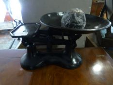 Black Cast Iron Kitchen Scales