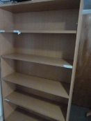 Cherry Wood Effect Bookcase