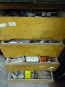 *Set of Drawers Containing Electrical Fittings