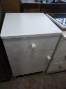 Small White Bedside Cabinet