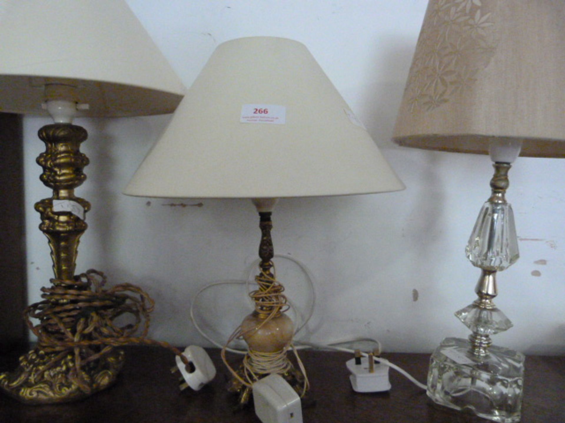 Three Table Lamps