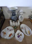 Collection of Pottery Items Including Royal Worces