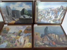 Four Framed Prints of Peru