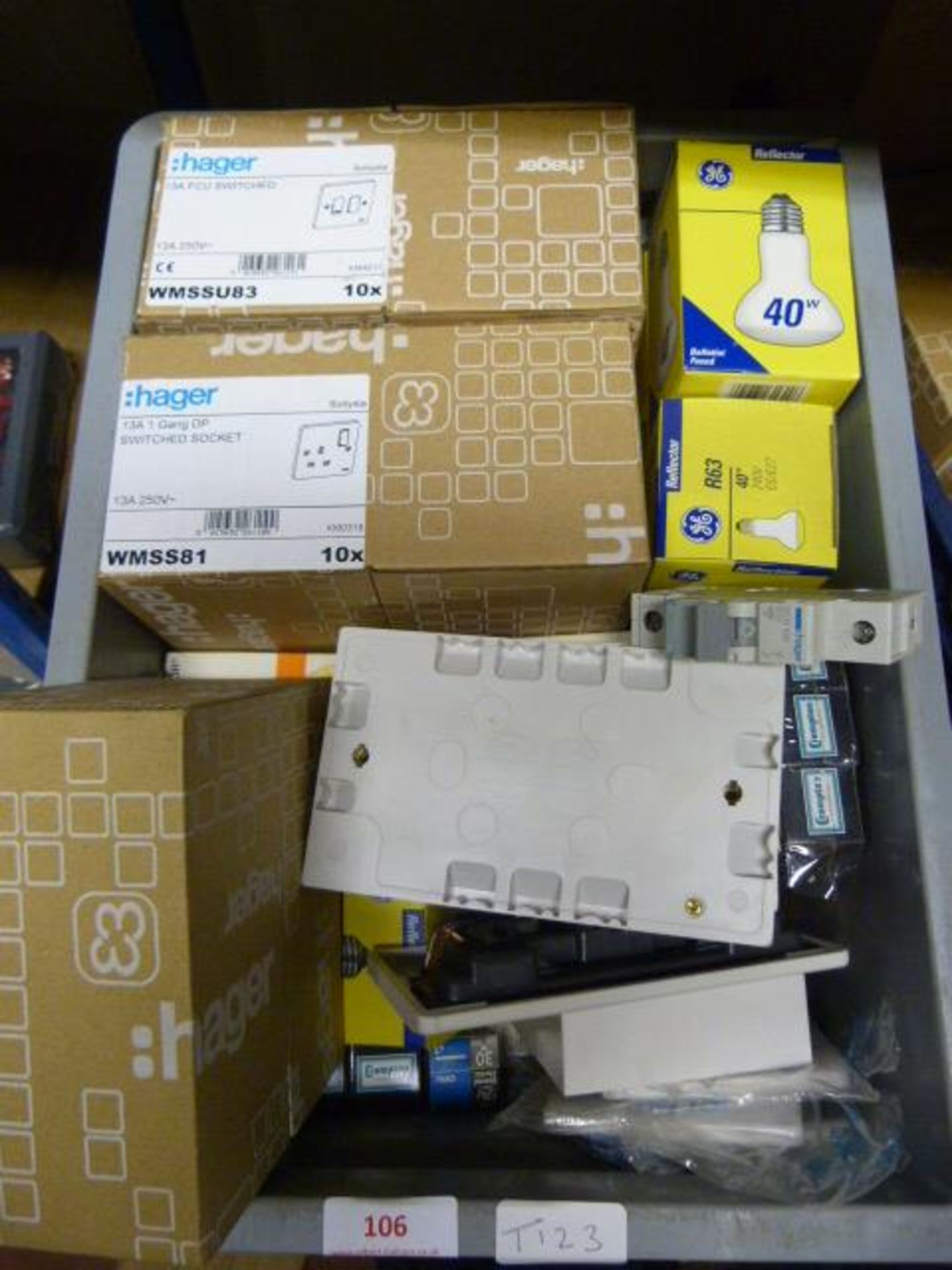 *Box of Bulbs, Switches, etc.