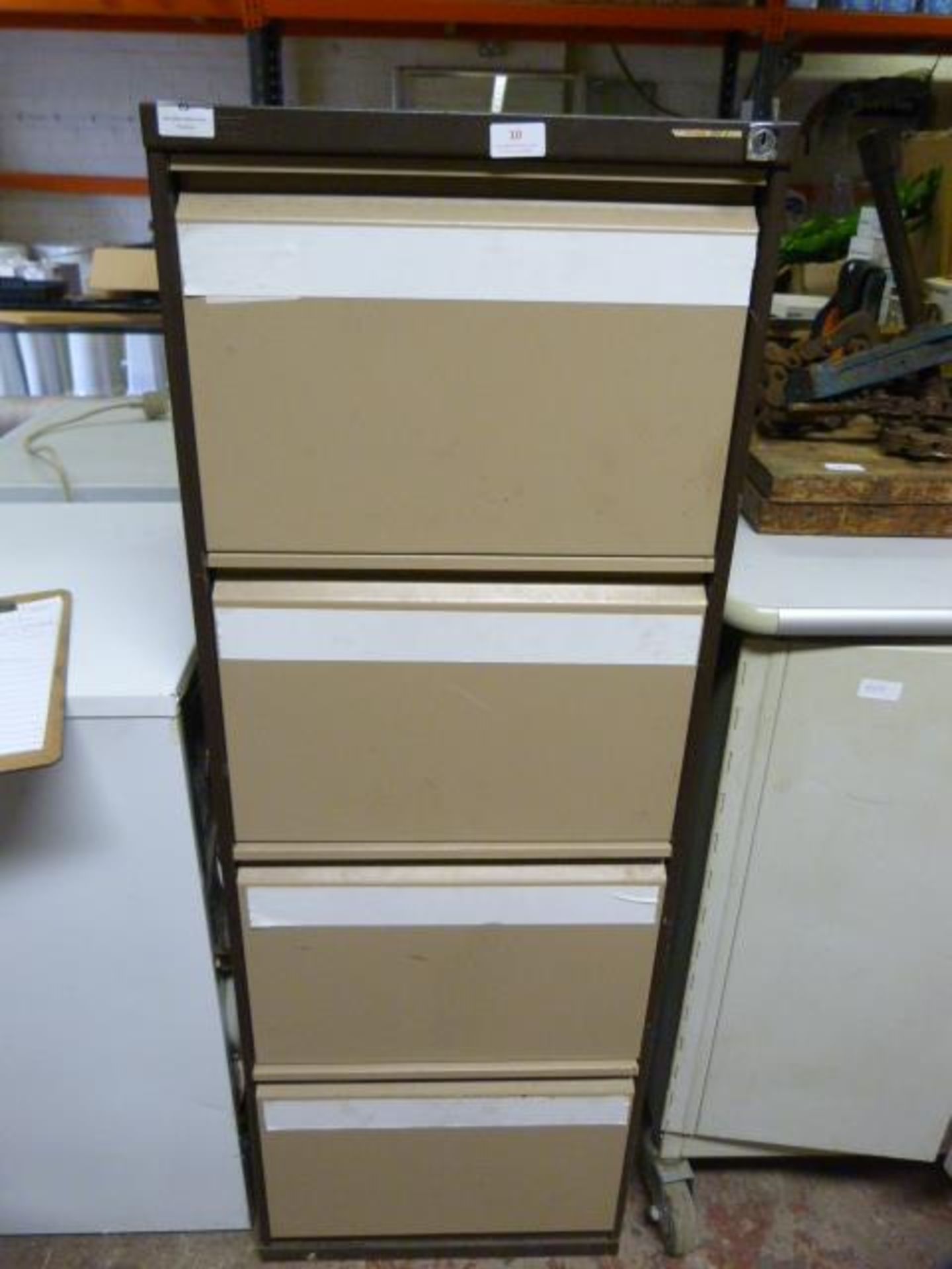 *Four Drawer Metal Filing Cabinet