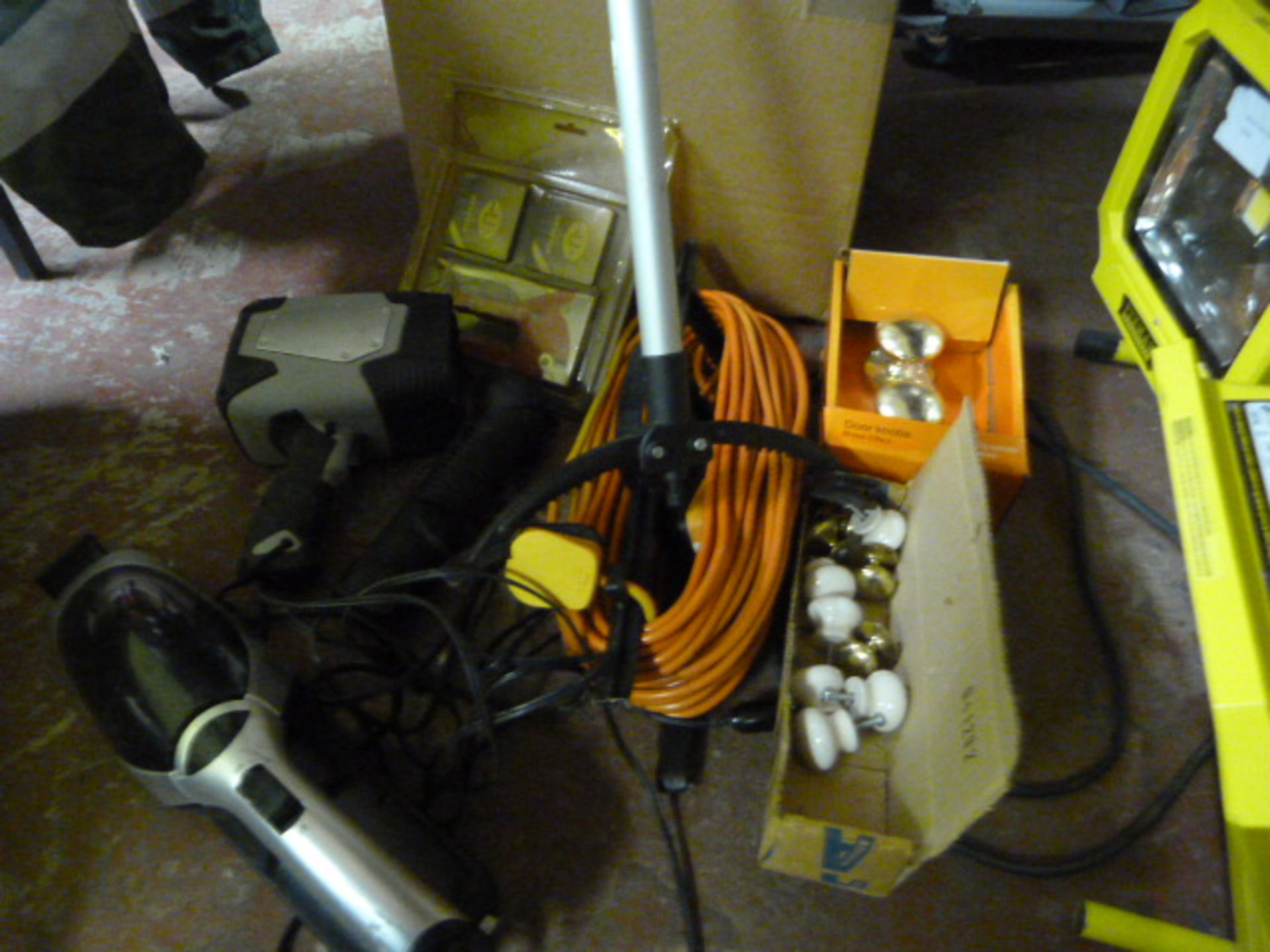 Extension Lead, Torches, Litter Picker, etc.