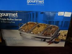 *Sensiohome Gourmet Buffet Three Pot Server