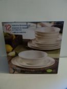 *Melamine Dinnerware 12pce