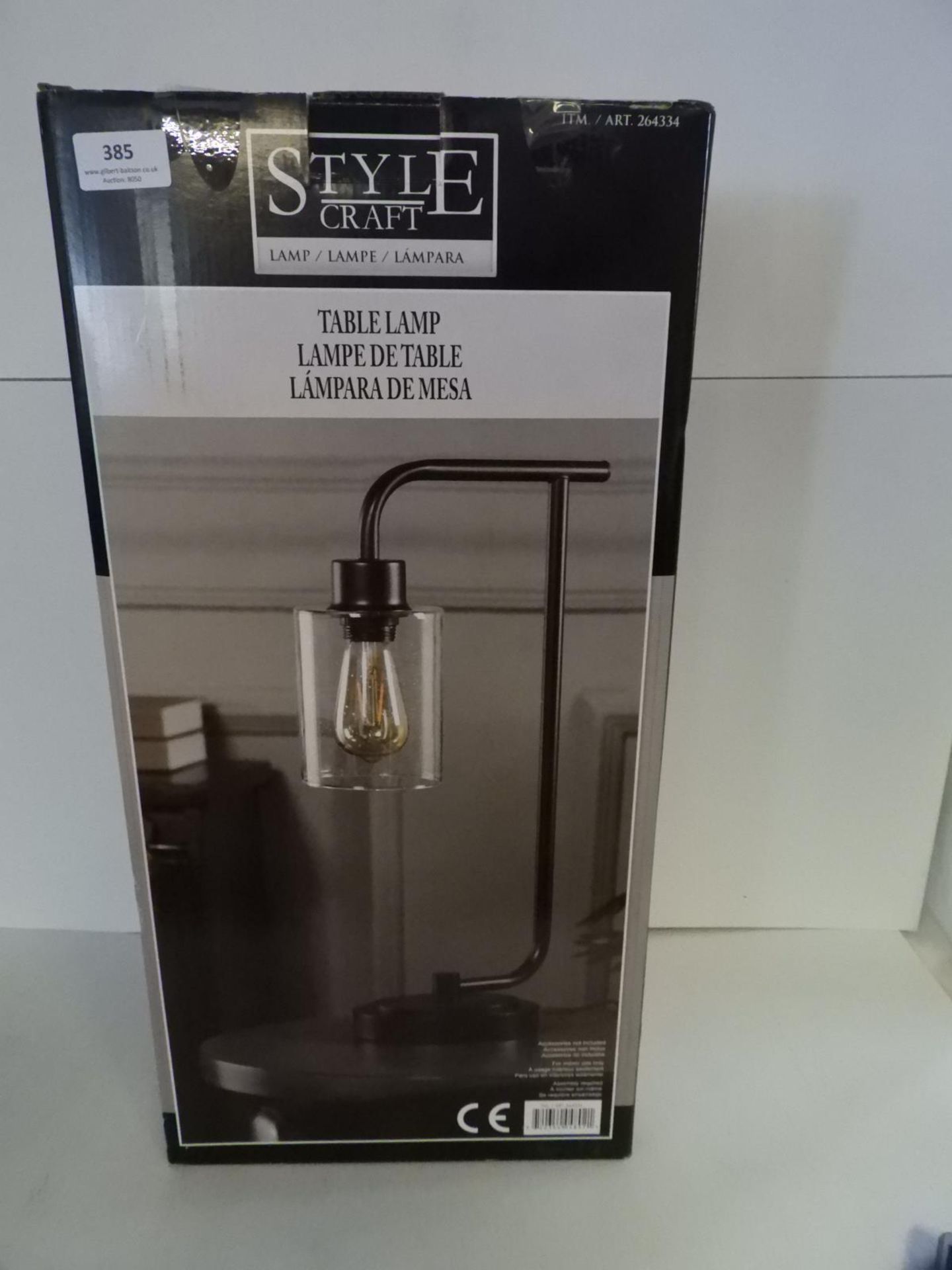 *Style Craft Industrial Style Touch Lamp with Edis