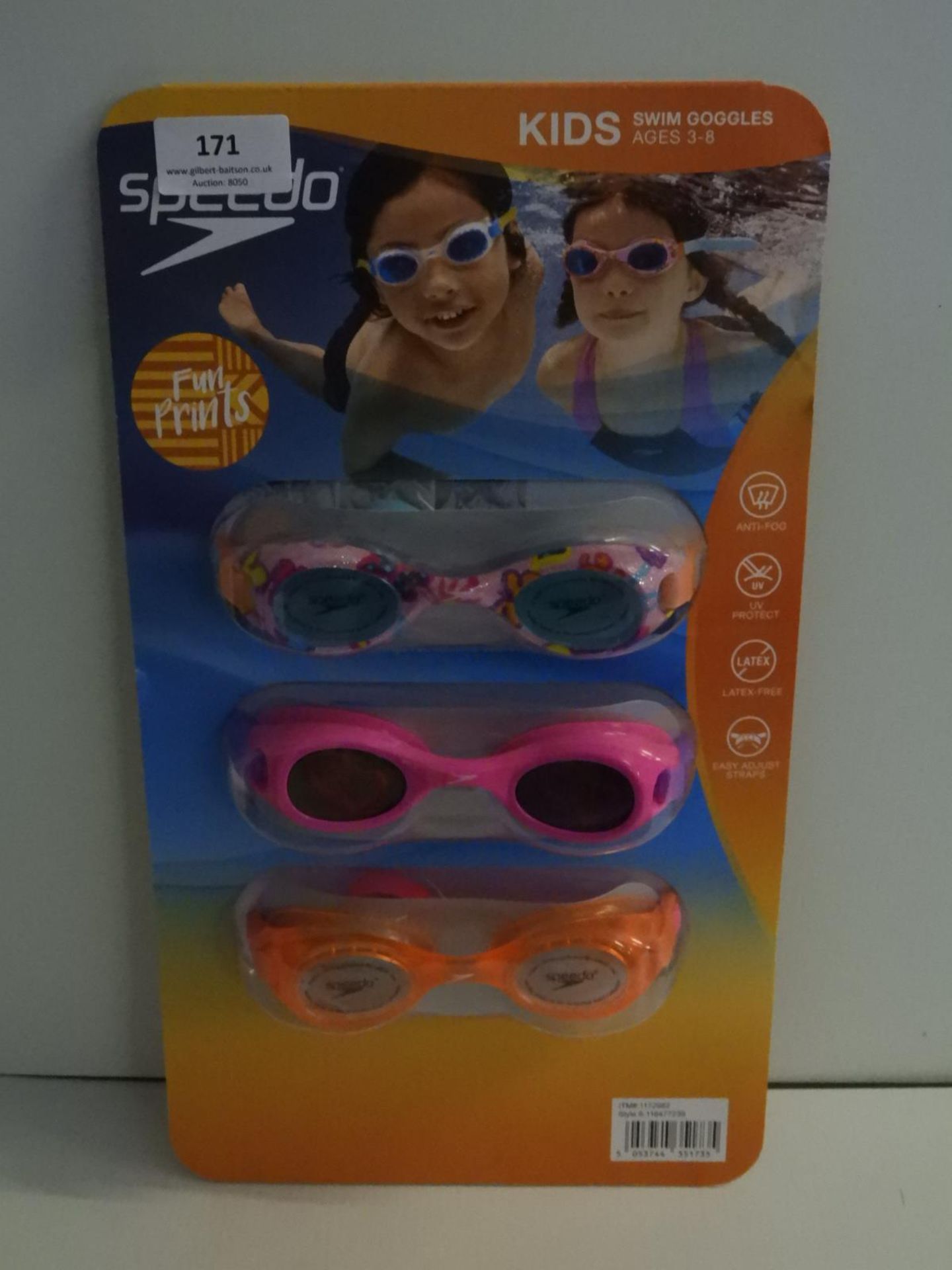 *Speedo Kids Swim Goggles 3pk