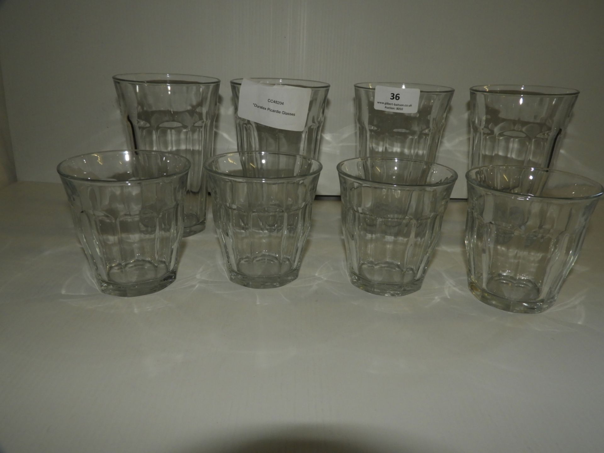 *Duralex Picardie Tumblers 8pc