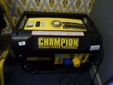 *Champion 2800w Petrol Driven Generator with Dual Voltage Outlets