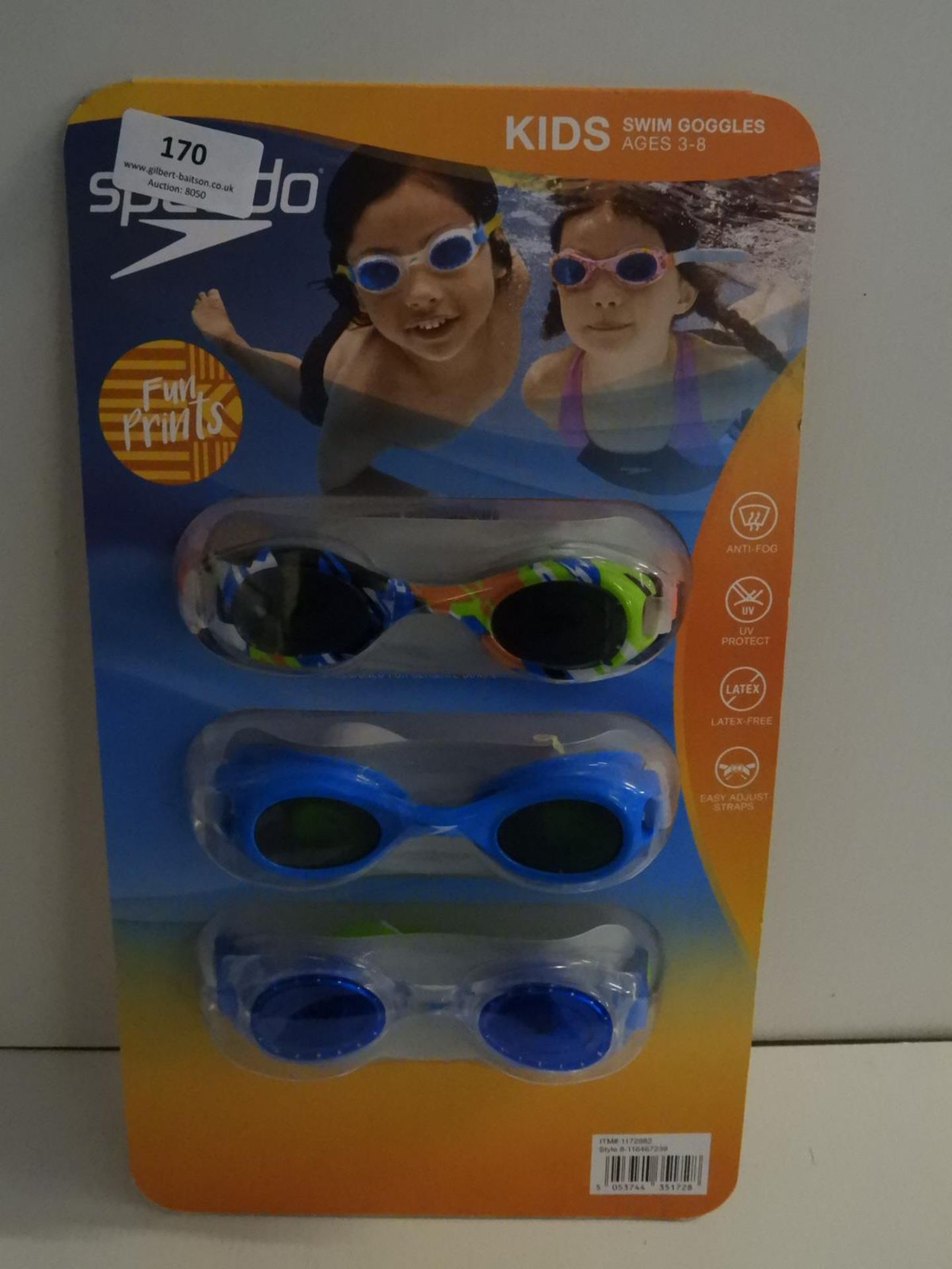 *Speedo Kids Swim Goggles 3pk