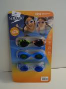 *Speedo Kids Goggles 3pc Set