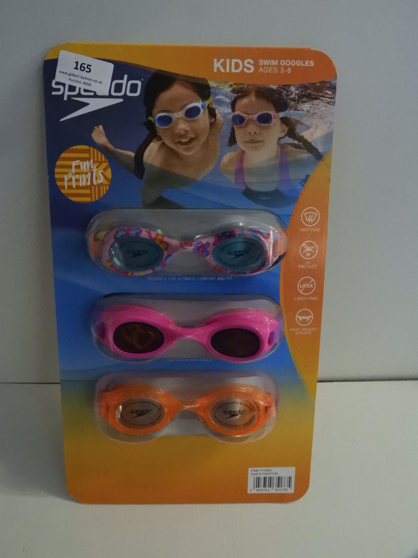 *Speedo Kids Swim Goggles 3pk