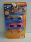 *Speedo Kids Goggles 3pc Set