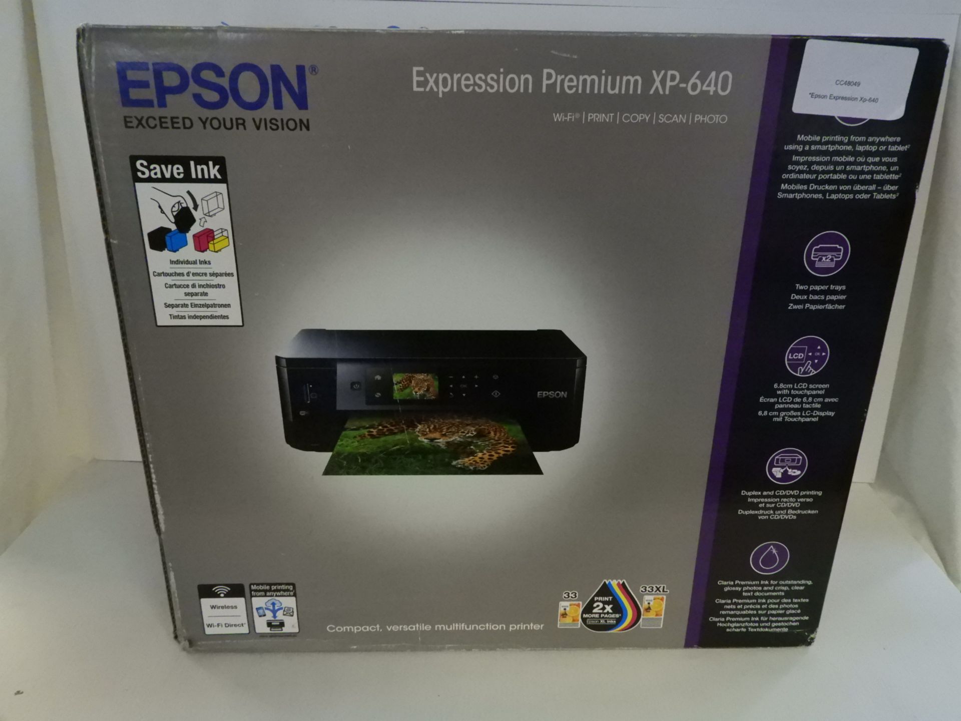 *Epson Expression Xp-640 Printer