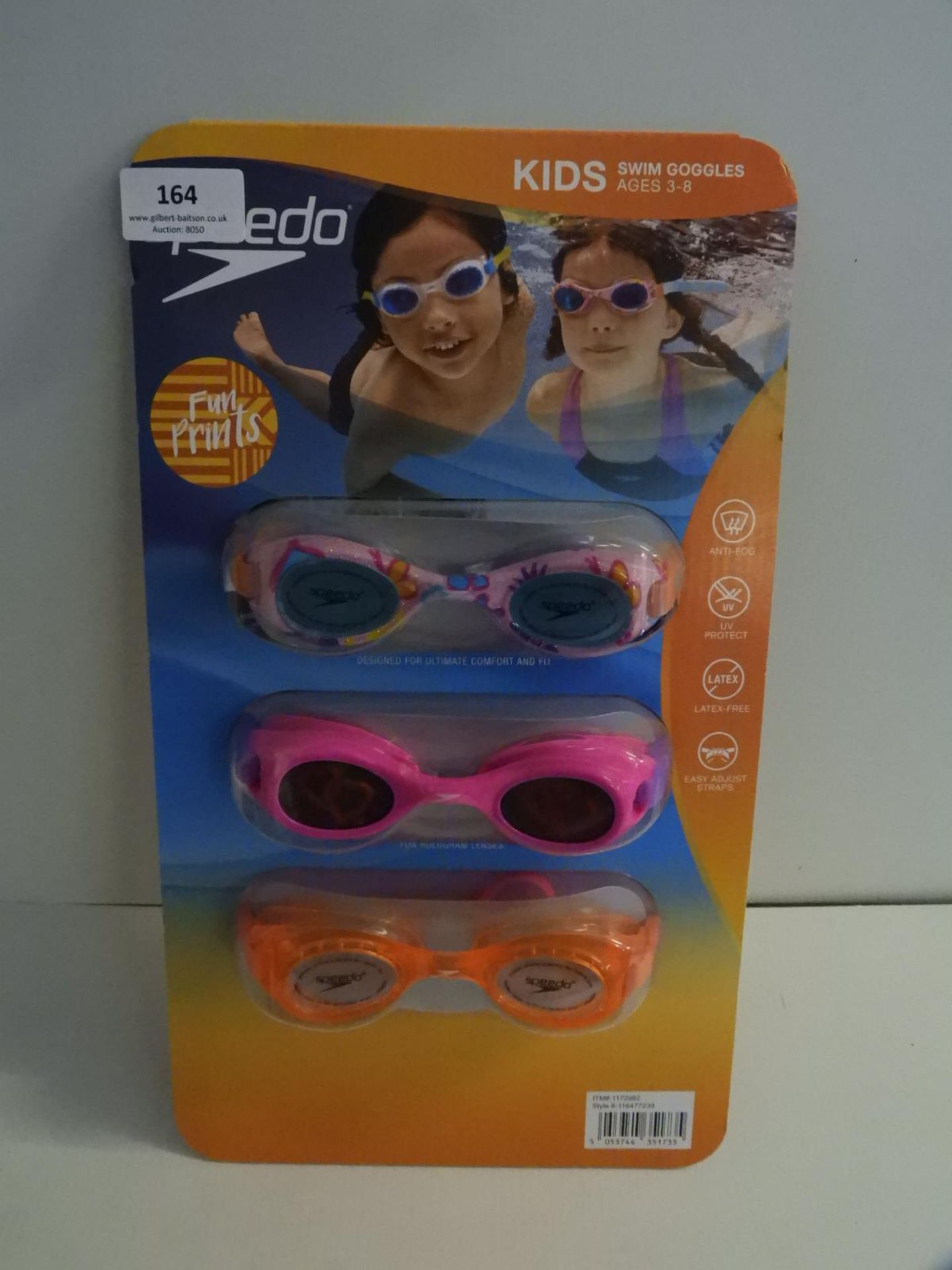 *Speedo Kids Swim Goggles 3pk