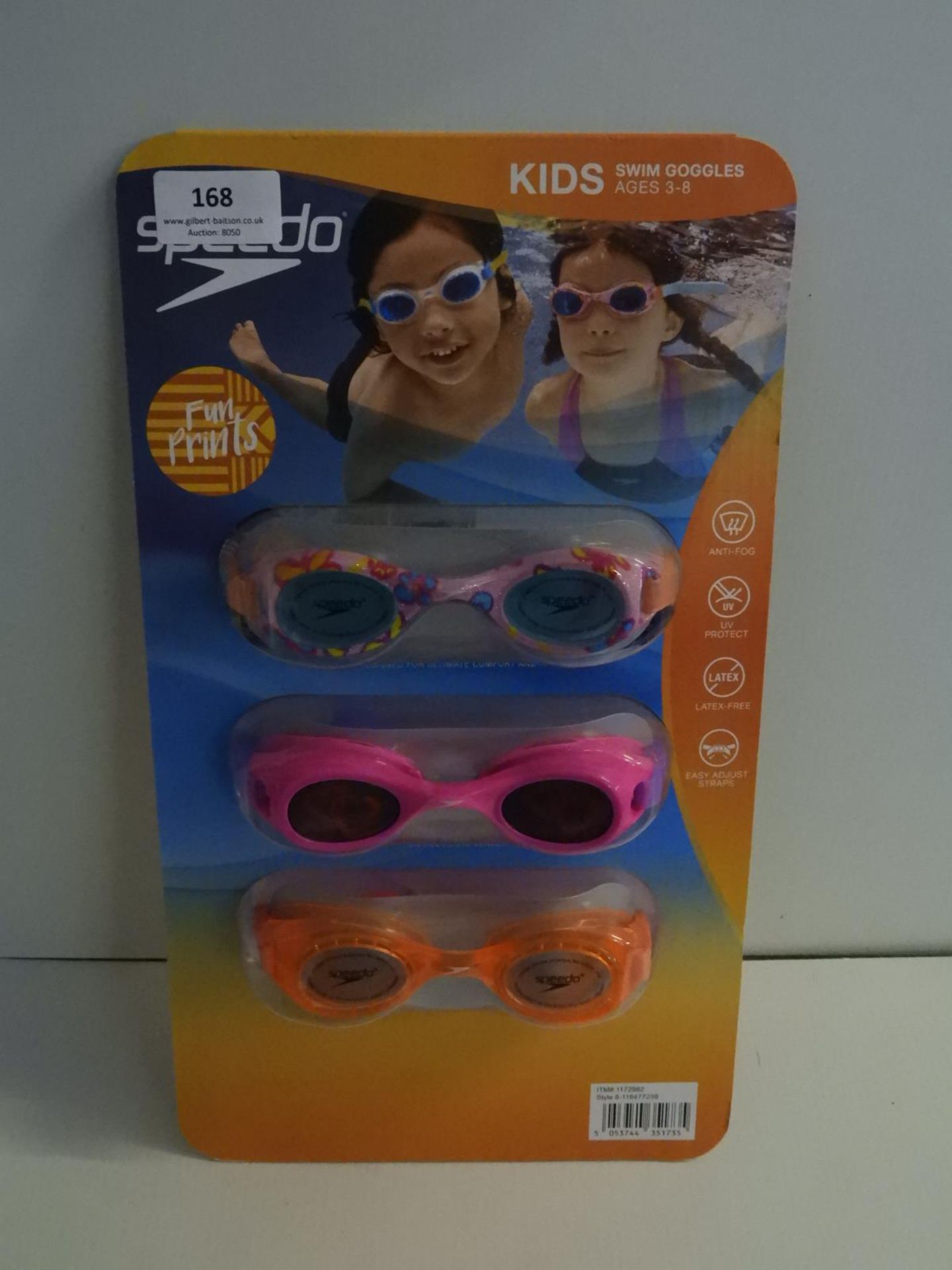 *Speedo Kids Swim Goggles 3pk