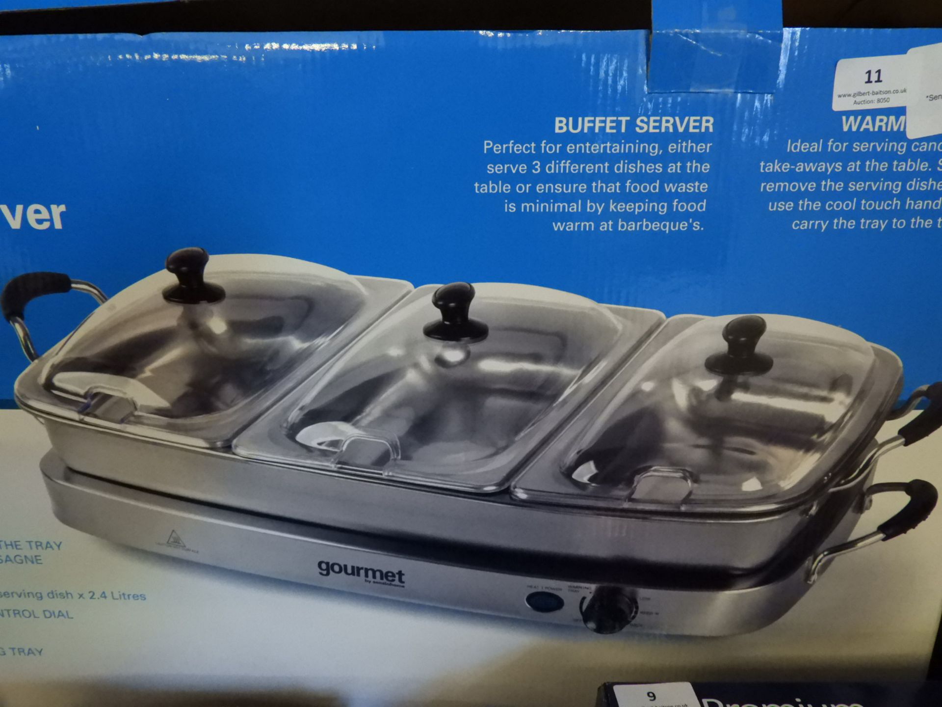 *Sensiohome Gourmet Buffet Three Pot Server