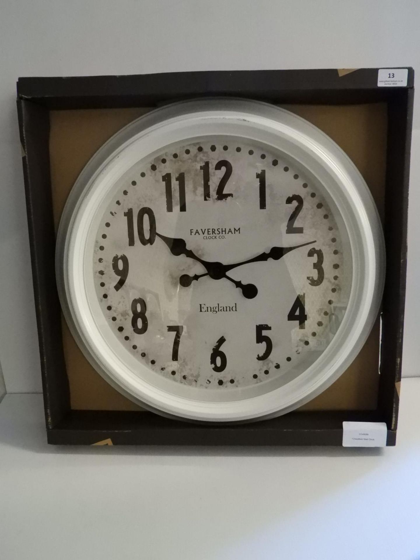 *Chestfield Wall Clock