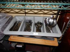 *Four Compartment Cutlery Tray and Contents