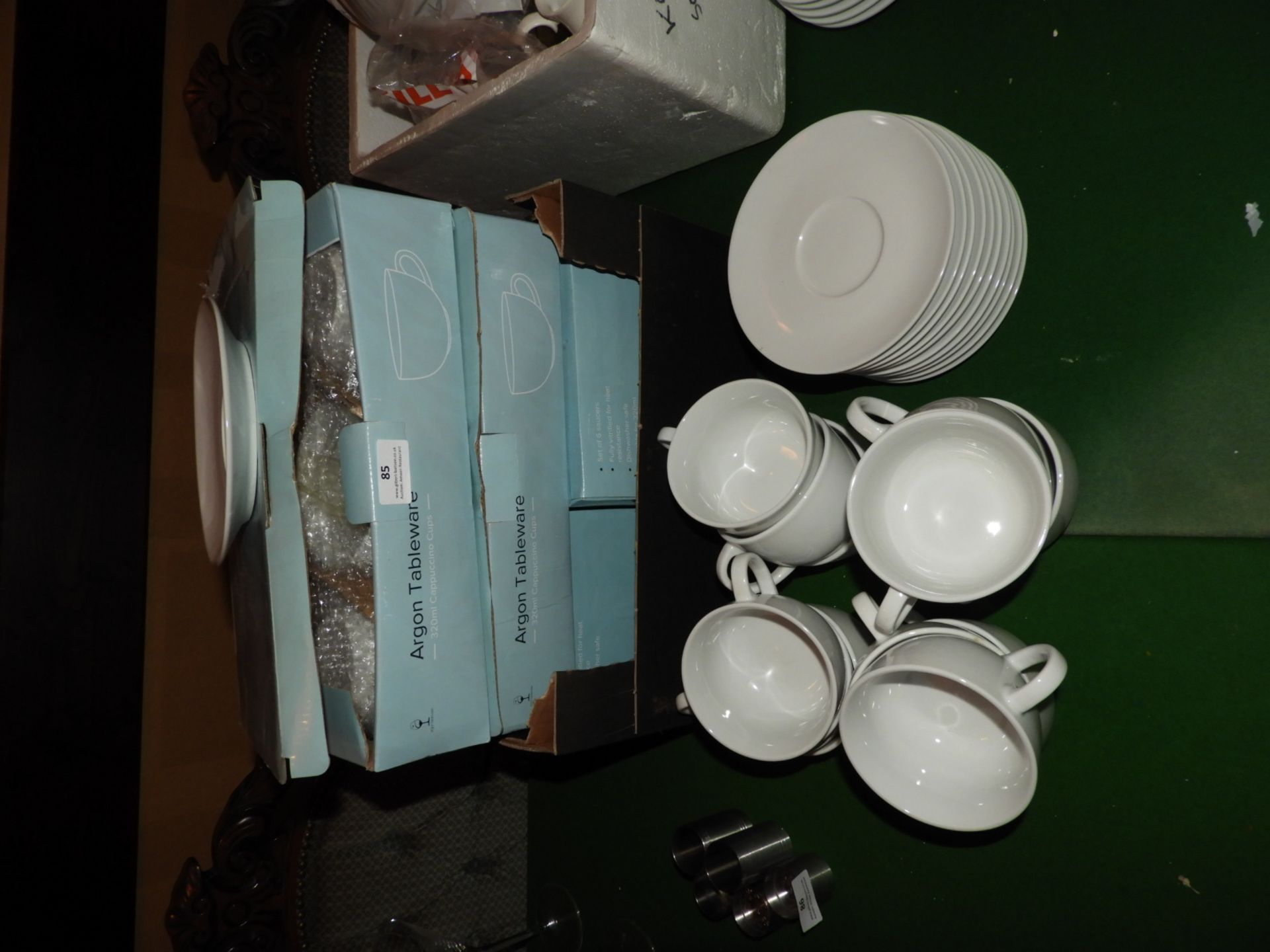 *Twenty Four Argon Tableware Coffee Cups and Sauce