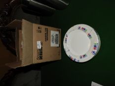*Box Containing 24 White Side Plates