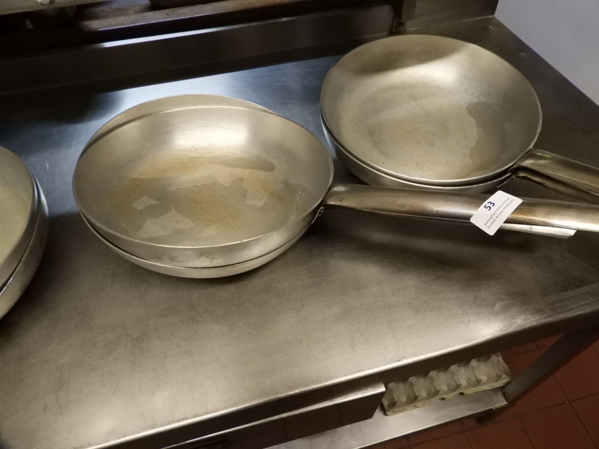 *Two Aluminium Frying Pans