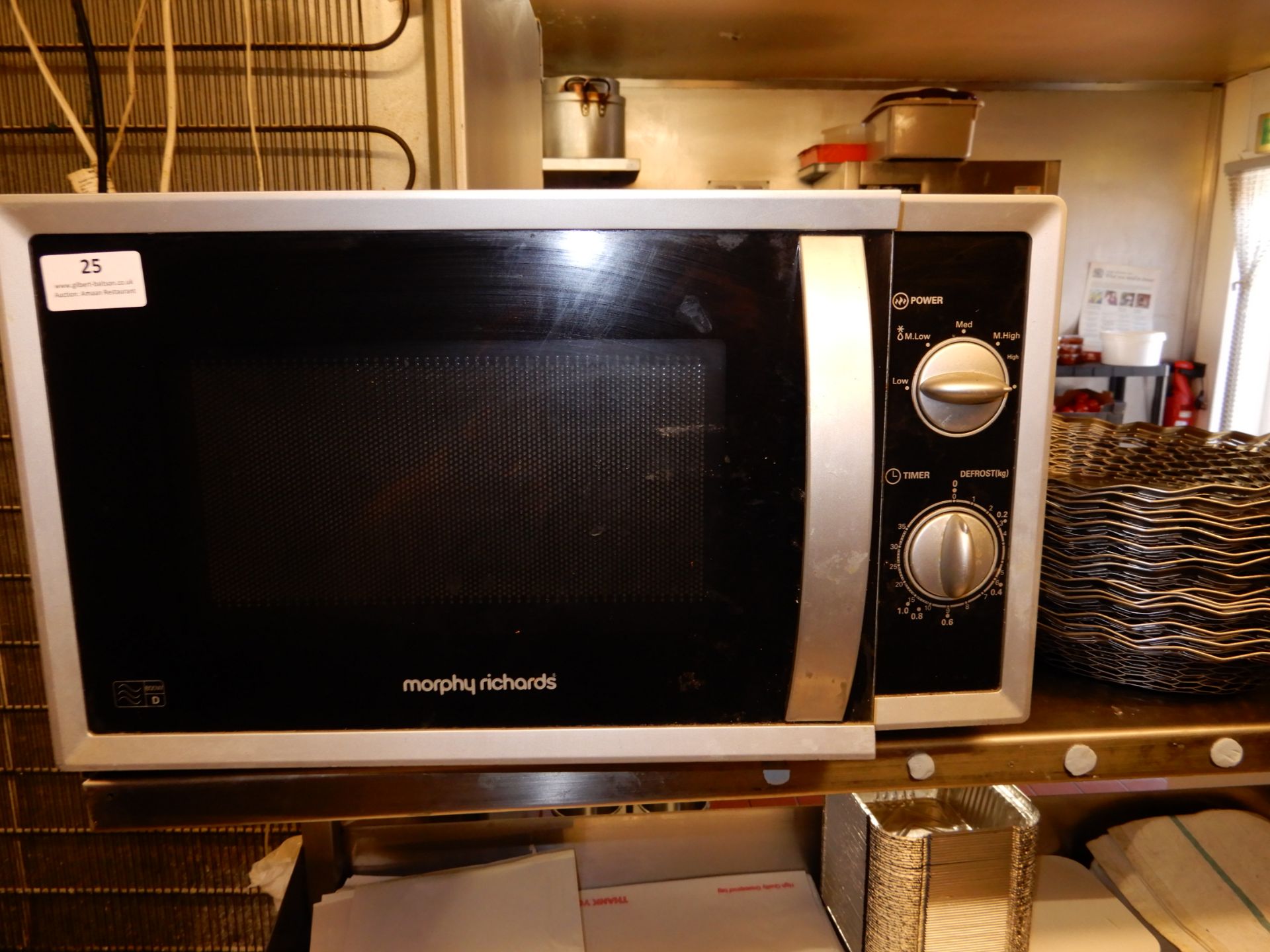 *Morphy Richards Domestic Microwave Oven