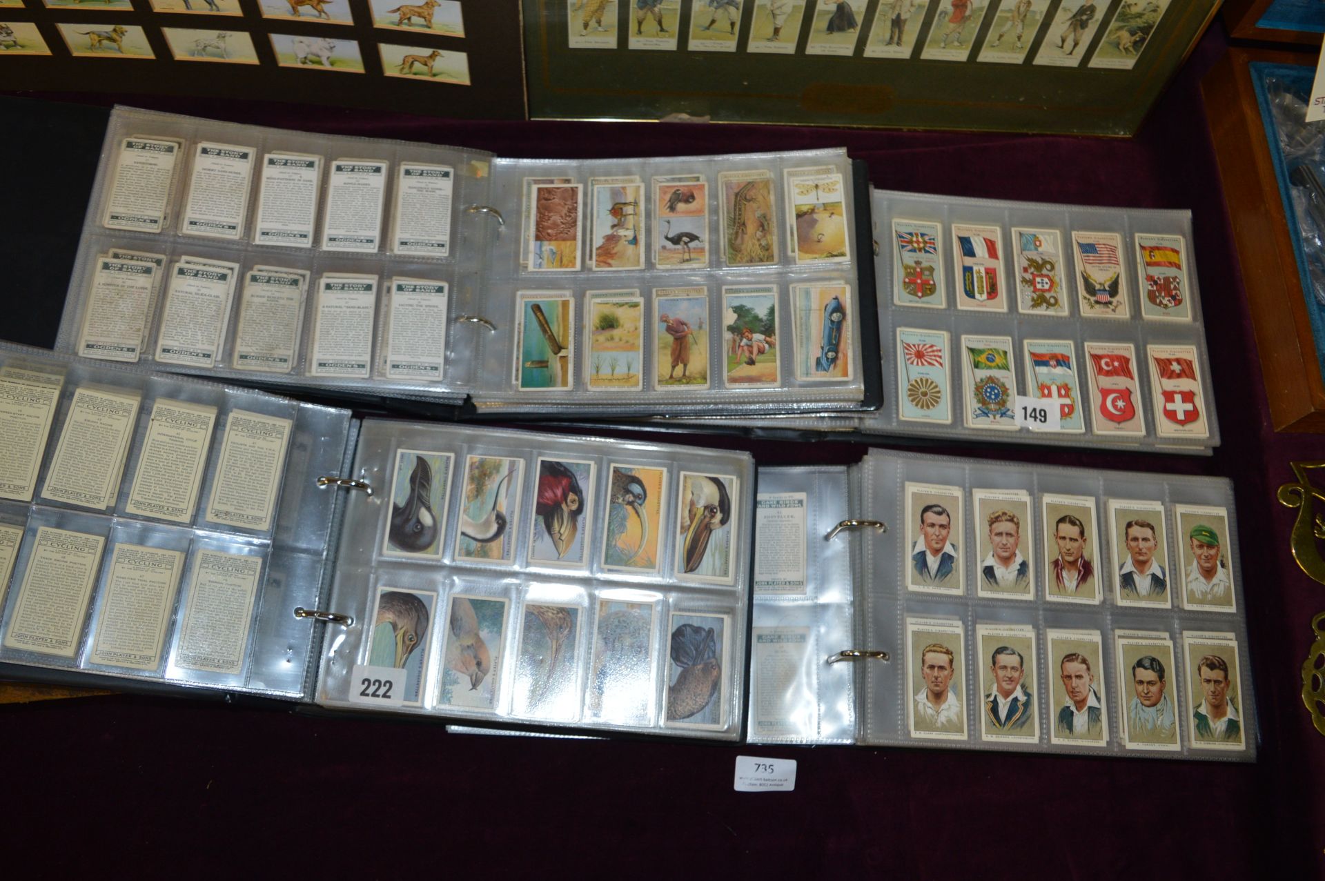 Four Albums of Cigarette Cards