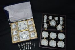 Boxed Coalport Coffee Set and One Other