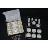 Boxed Coalport Coffee Set and One Other