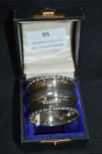 Boxed Hallmarked Silver Napkin Ring - Chester 1913, Approx 12g