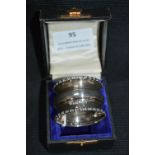 Boxed Hallmarked Silver Napkin Ring - Chester 1913, Approx 12g