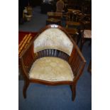 Inlaid Upholstered Chair