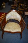 Inlaid Upholstered Chair