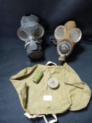 Two Gas Masks