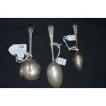 Three Hallmarked Silver Spoons - approx 56g total