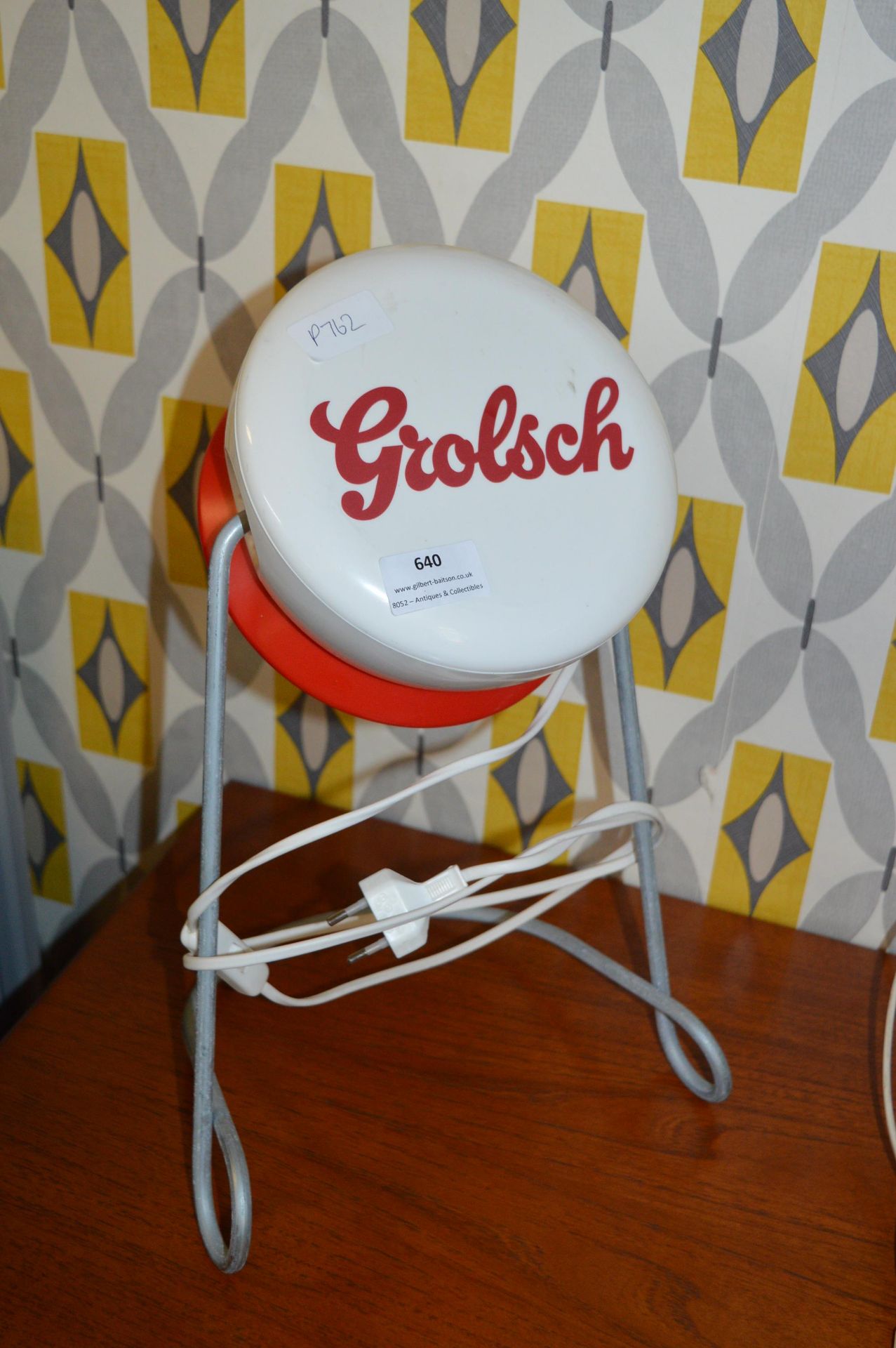 Retro Grolsch Lamp