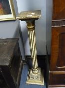 Gilded Plant Stand
