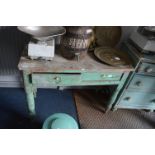 Victorian Painted Pine Kitchen Table