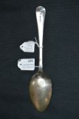 Monogrammed Silver Table Spoon by Thomas Wallis - London 1814, approx 68g