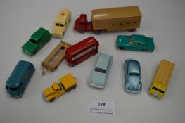 Eleven Matchbox Diecast Vehicles Including 100E Va