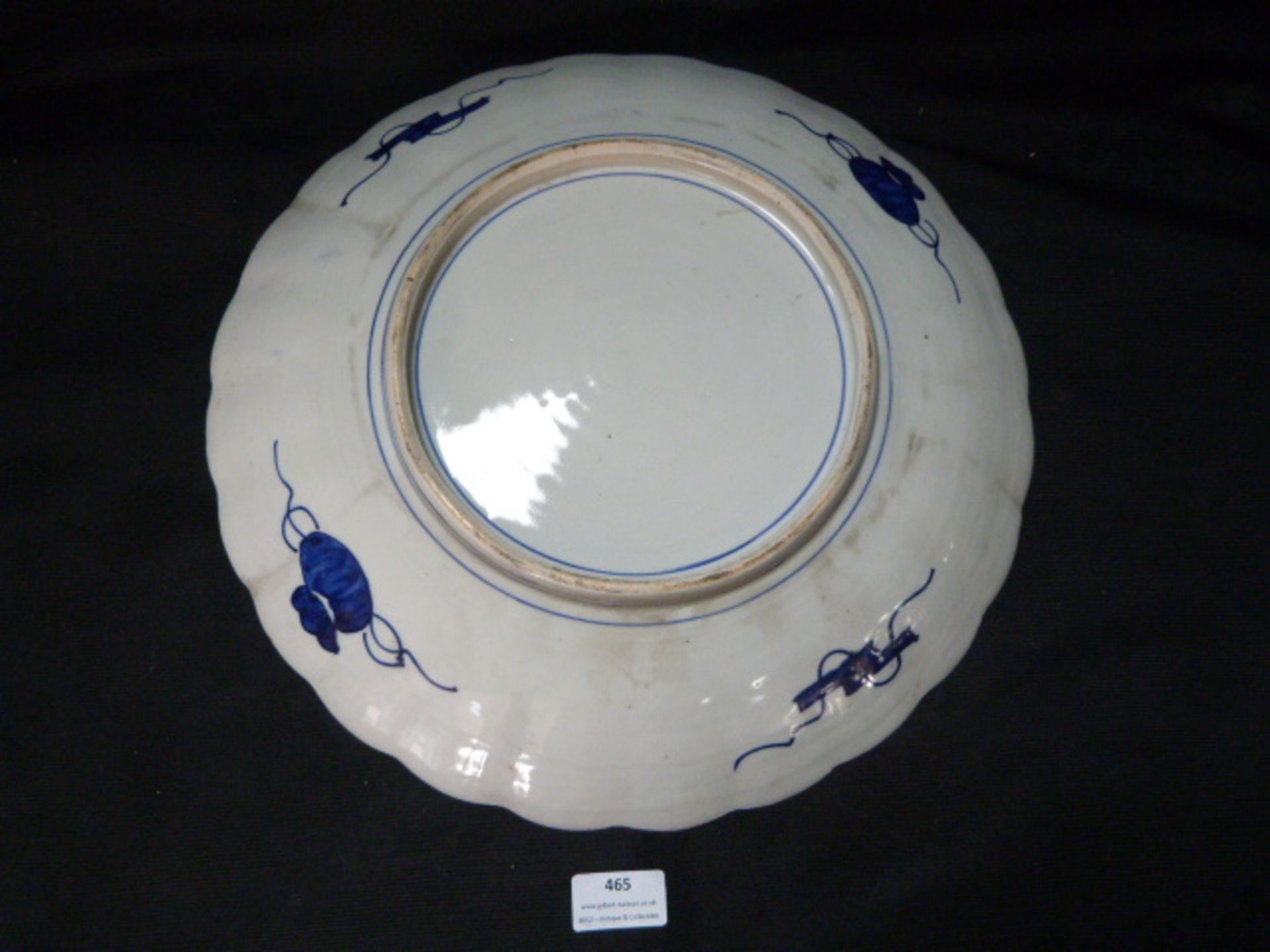 Large Japanese Satsuma Ware Platter - Image 2 of 2