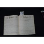 Victorian Handwritten Mathematical Book by William